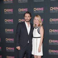 James Franco y Frida Gianinni en el aniversario de la fundación Chime For Crime