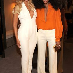 Beyoncé y Solange Knowles en el aniversario de la fundación Chime For Change