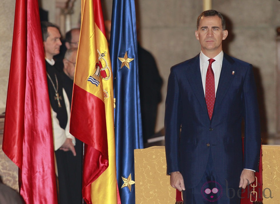 El Príncipe Felipe en la entrega del Premio Príncipe de Viana 2014