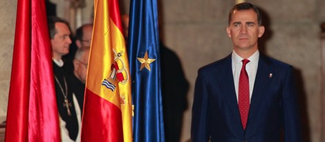 El Príncipe Felipe en la entrega del Premio Príncipe de Viana 2014