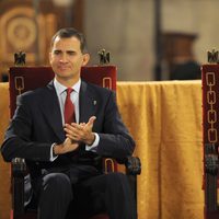 Los Príncipes Felipe y Letizia entregan el Premio Príncipe de Viana por última vez antes de ser Reyes