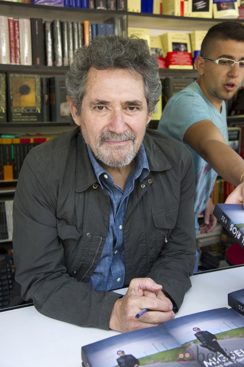 Miguel Ríos en la Feria del Libro de Madrid 2014