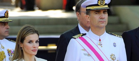 Los Príncipes de Asturias en el Día de las Fuerzas Armadas 2014