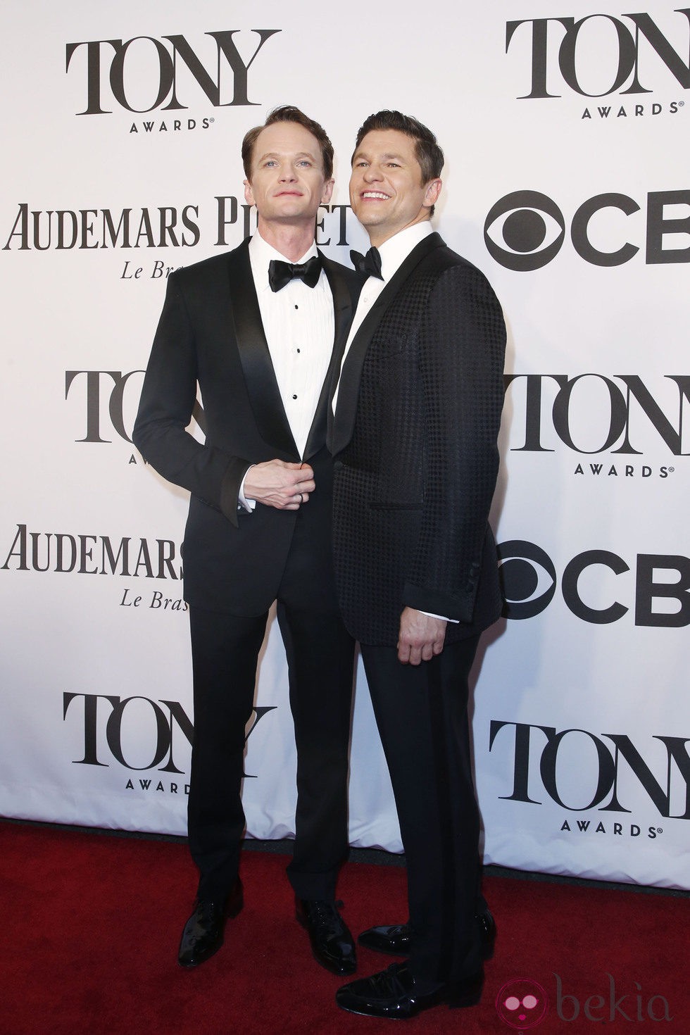 Neil Patrick Harris y David Burtka en los Premios Tony 2014