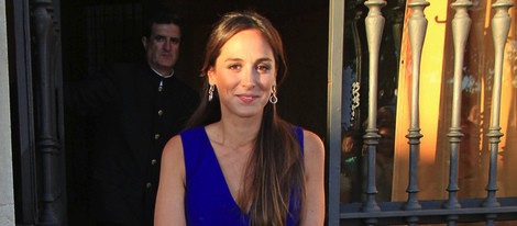 Tamara Falcó en la boda de Miguel Ángel de Solís y Tello y Paloma Valenzuela Abaurre