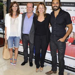 Maribel Verdú, Fernando Cayo, Emma Suárez y Álex García en el estreno de la obra de teatro 'El Nombre'