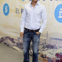 Álex González en la presentación del rodaje de la segunda temporada de 'El Príncipe'
