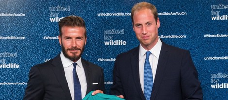 El Príncipe Guillermo y David Beckham presentan una campaña contra el comercio de animales salvajes