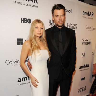 Fergie y Josh Duhamel en la Inspiration Gala 2014 de amfAR