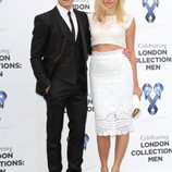 Oliver Cheshire y Pixie Lott en la gala benéfica 'One for the Boys'