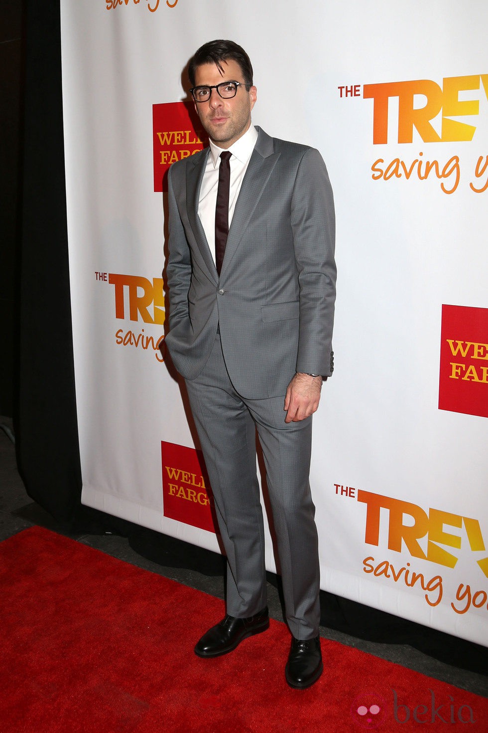 Zachary Quinto en el evento solidario Trevor Live 2014