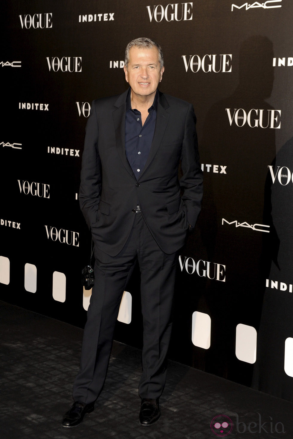 Mario Testino en la entrega del premio Vogue Who's on Next 2014