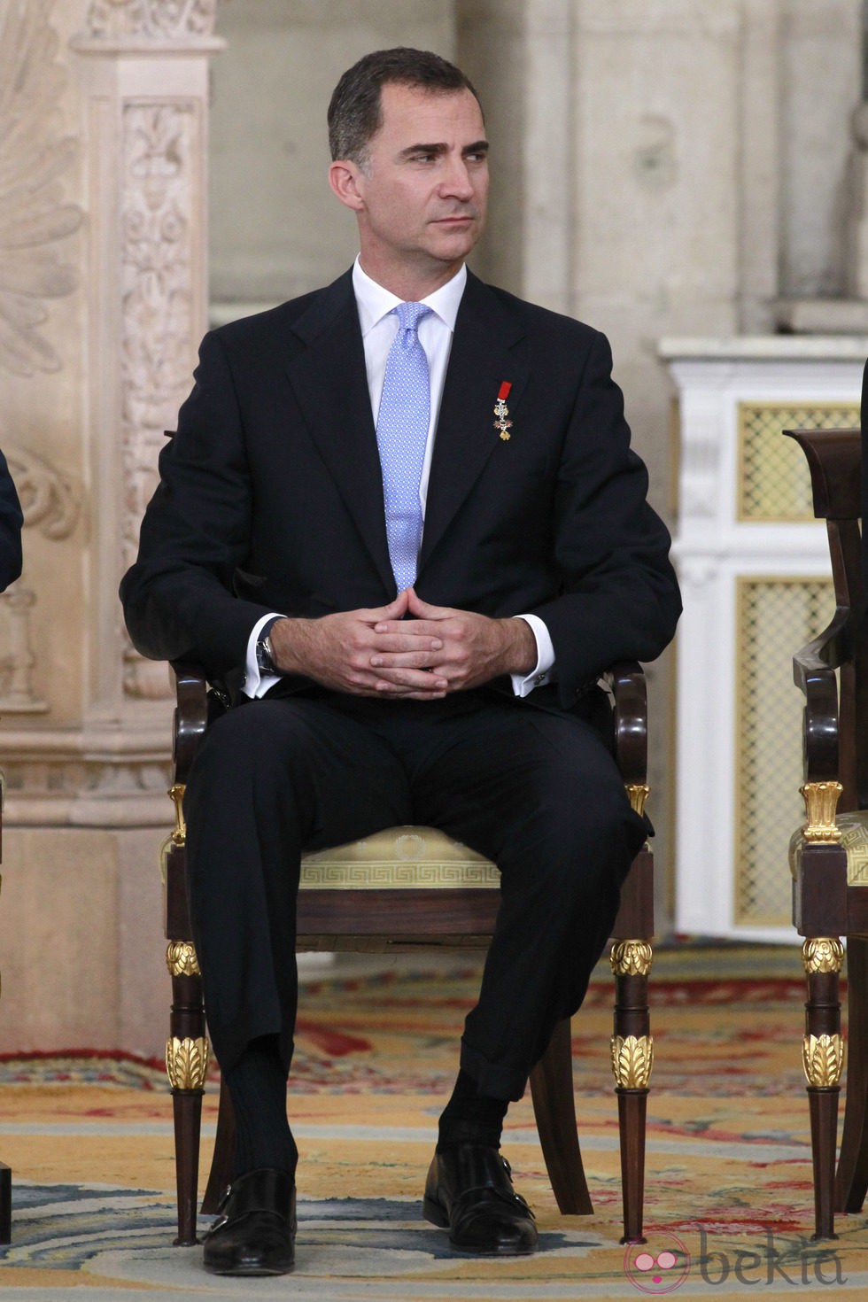 El Príncipe Felipe en la firma de la Ley de Abdicación del Rey Juan Carlos