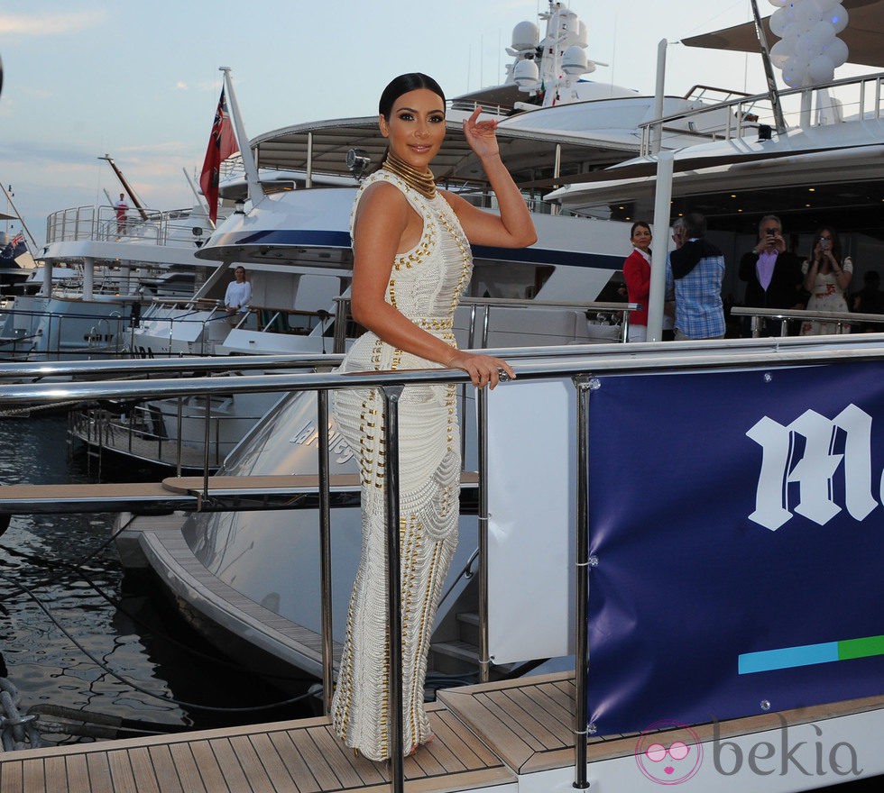 Kim Kardashian llega a la fiesta de MailOne en Cannes Lions 2014