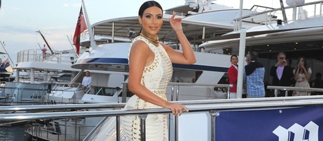 Kim Kardashian llega a la fiesta de MailOne en Cannes Lions 2014