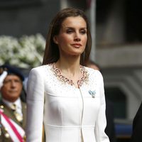 La Reina Letizia antes del primer discurso de Felipe VI como Rey de España