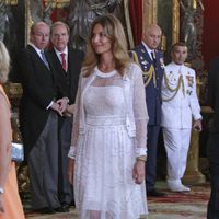 Mariló Montero en la primera recepción de los Reyes Felipe y Letizia