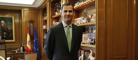 El Rey Felipe espera al presidente del Gobierno en su primer despacho tras la proclamación