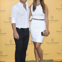 Elena Furiase y su novio Leo Perrugorría en un torneo de golf de La Moraleja