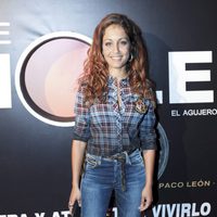 Hiba Aboukhris, novia de Hugo Silva, acude a la presentación de la obra de teatro 'The Hole'