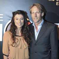 Sonia Ferrer y su marido Marco Vricella, acuden al estreno de la obra teatral 'The Hole'
