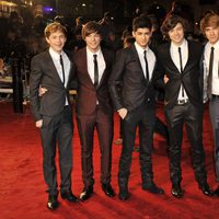 One Direction en el estreno de 'Las Crónicas de Narnia'