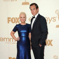 Amy Poehler y Will Arnett en la gala de los Emmy 2011