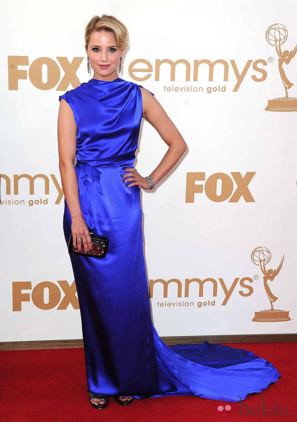 Dianna Agron en la gala Emmy 2011