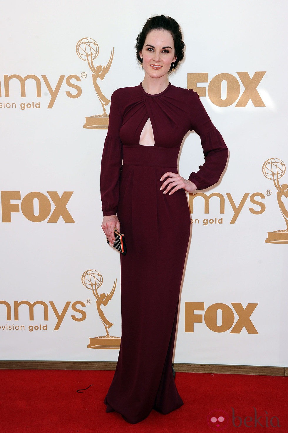 Michelle Dockery  en la gala Emmy 2011