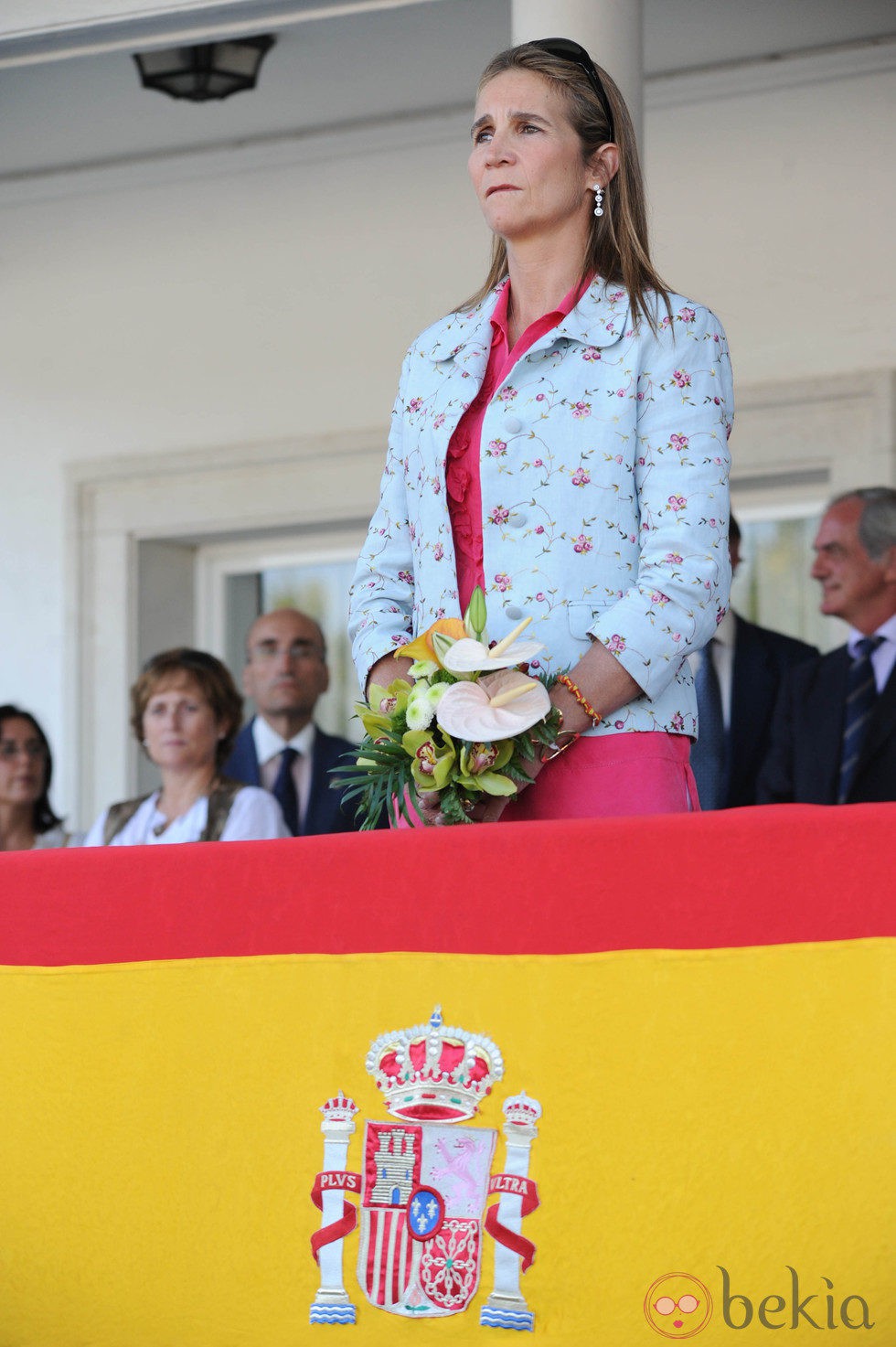 La Infanta Elena presidiendo el Concurso de Saltos de Madrid