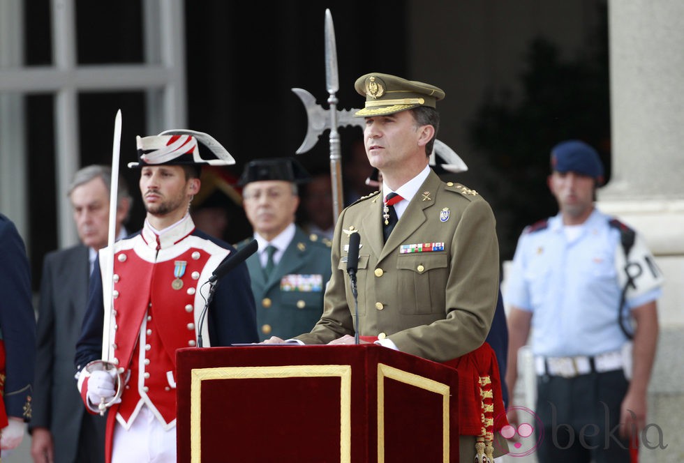 El Rey Felipe ofrece un discurso a las Fuerzas Armadas y la Guardia Civil