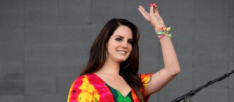 Lana del Rey en el Festival de Glastonbury 2014