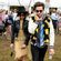 Daisy Lowe y Nick Grimshaw en el Festival de Glastonbury 2014