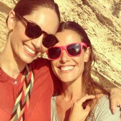 Raquel Sánchez Silva y Eugenia Silva disfrutando de Formentera