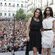 Ruth Lorenzo y Conchita Wurst con la plaza de Chueca de Madrid abarrotada en el pregón del Orgullo Gay 2014