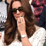 Kate Middleton se muerde las uñas de nerviosismo en el partido de Andy Murray en Wimbledon 2014
