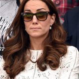 Kate Middleton pone cara de contrariedad en el partido de Andy Murray en Wimbledon 2014