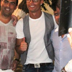 Cristiano Ronaldo de fiesta durante sus vacaciones en Mykonos