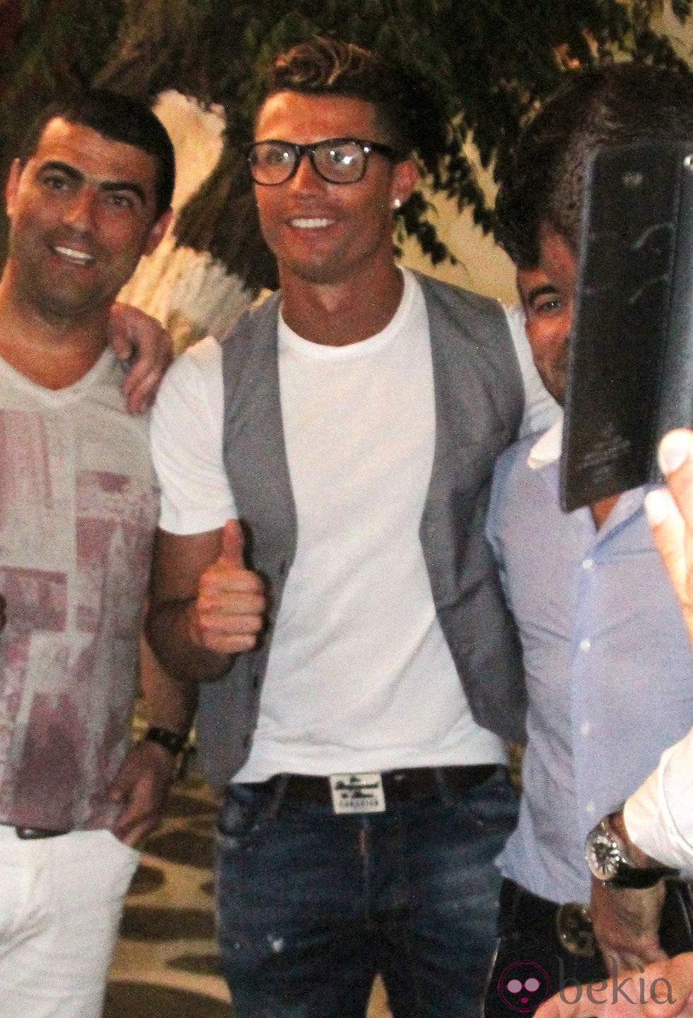 Cristiano Ronaldo de fiesta durante sus vacaciones en Mykonos