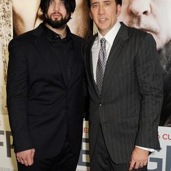 Nicolas Cage con su hijo Weston