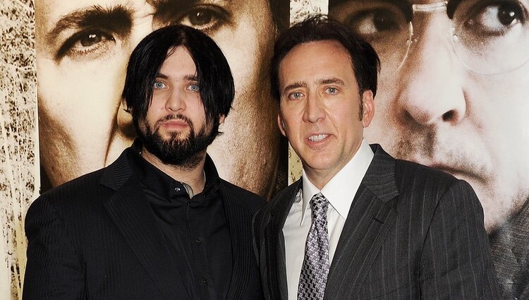 Nicolas Cage con su hijo Weston