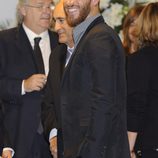 Sergio Ramos en la capilla ardiente de Alfredo Di Stéfano en el palco de honor del Santiago Bernabéu