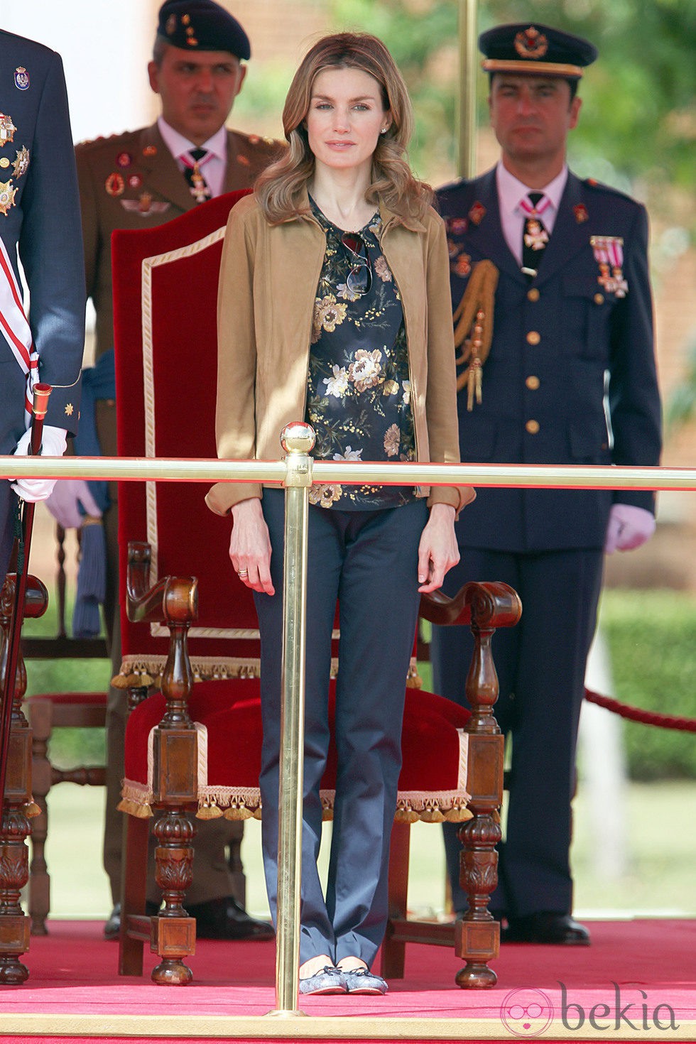 La Princesa Letizia en la entrega de despachos a los nuevos suboficiales del Ejército del Aire