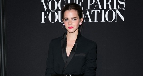 Emma Watson en la fiesta Vogue de la Semana de la Alta Costura de París otoño 2014