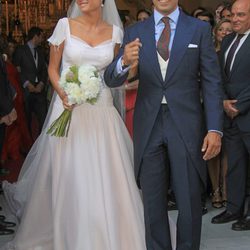 Fran Rivera y Lourdes Montes en su boda religiosa en Sevilla