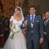 Fran Rivera y Lourdes Montes en su boda religiosa en Sevilla