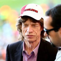 Mick Jagger en la final del Mundial 2014