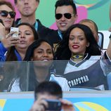 Rihanna en la final del Mundial 2014