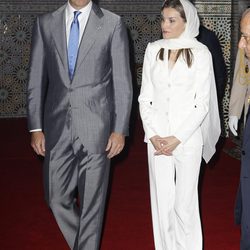 Los Reyes Felipe y Letizia en el Mausoleo del Rey Mohamed V en Rabat