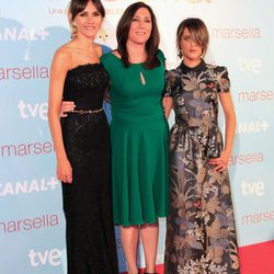Belen Macías, Goya Toledo y María León en el estreno de 'Marsella'